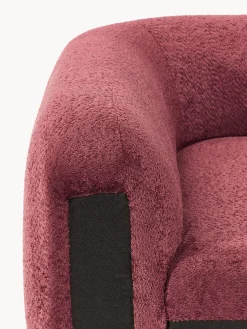 Best Módulo de esquina redondo de borreguillo bouclé Wolke Sofás