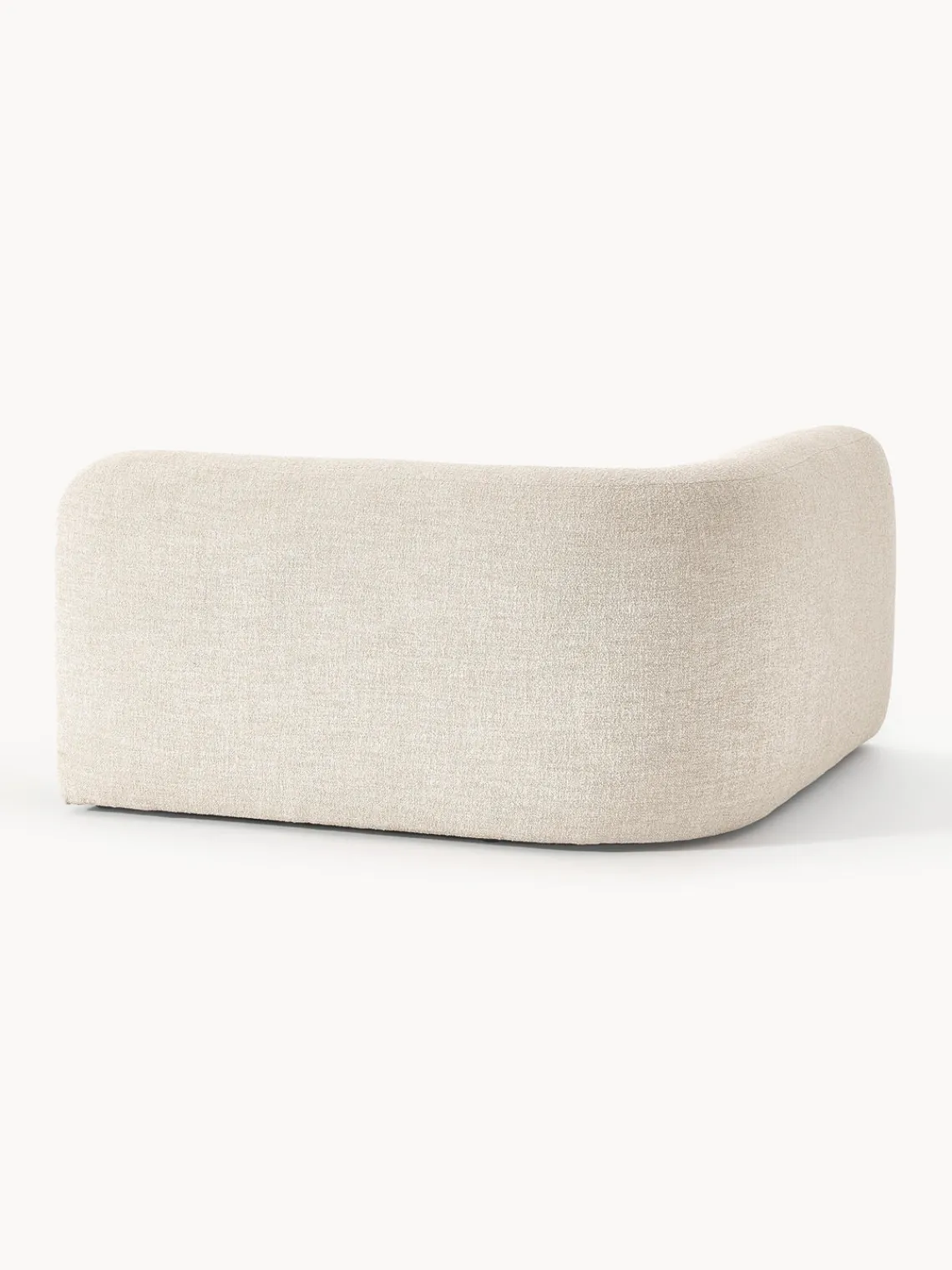 Clearance Módulo de esquina redondo en tejido bouclé Wolke Sofás