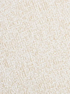 Sofás></noscript>Westwing Collection Módulo de esquina redondo en tejido bouclé Sofia Bouclé jaspeado, blanco crema