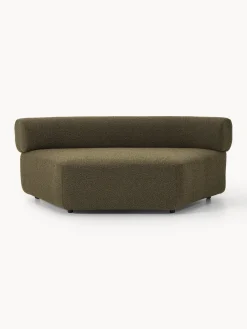 Sale Módulo de esquina redondo en tejido bouclé Anton Sofás