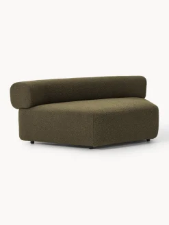 Sale Módulo de esquina redondo en tejido bouclé Anton Sofás