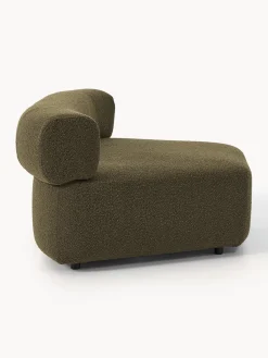 Sale Módulo de esquina redondo en tejido bouclé Anton Sofás