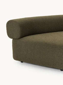 Sale Módulo de esquina redondo en tejido bouclé Anton Sofás