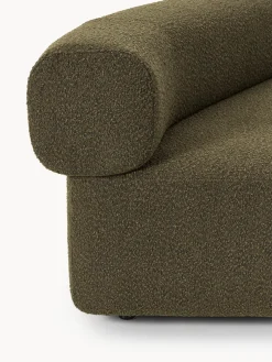 Sale Módulo de esquina redondo en tejido bouclé Anton Sofás