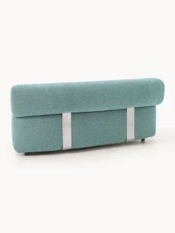 Hot Módulo de esquina redondo en tejido bouclé Anton Sofás