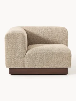 Módulo de esquina sofá de borreguillo bouclé Natalie Sofás