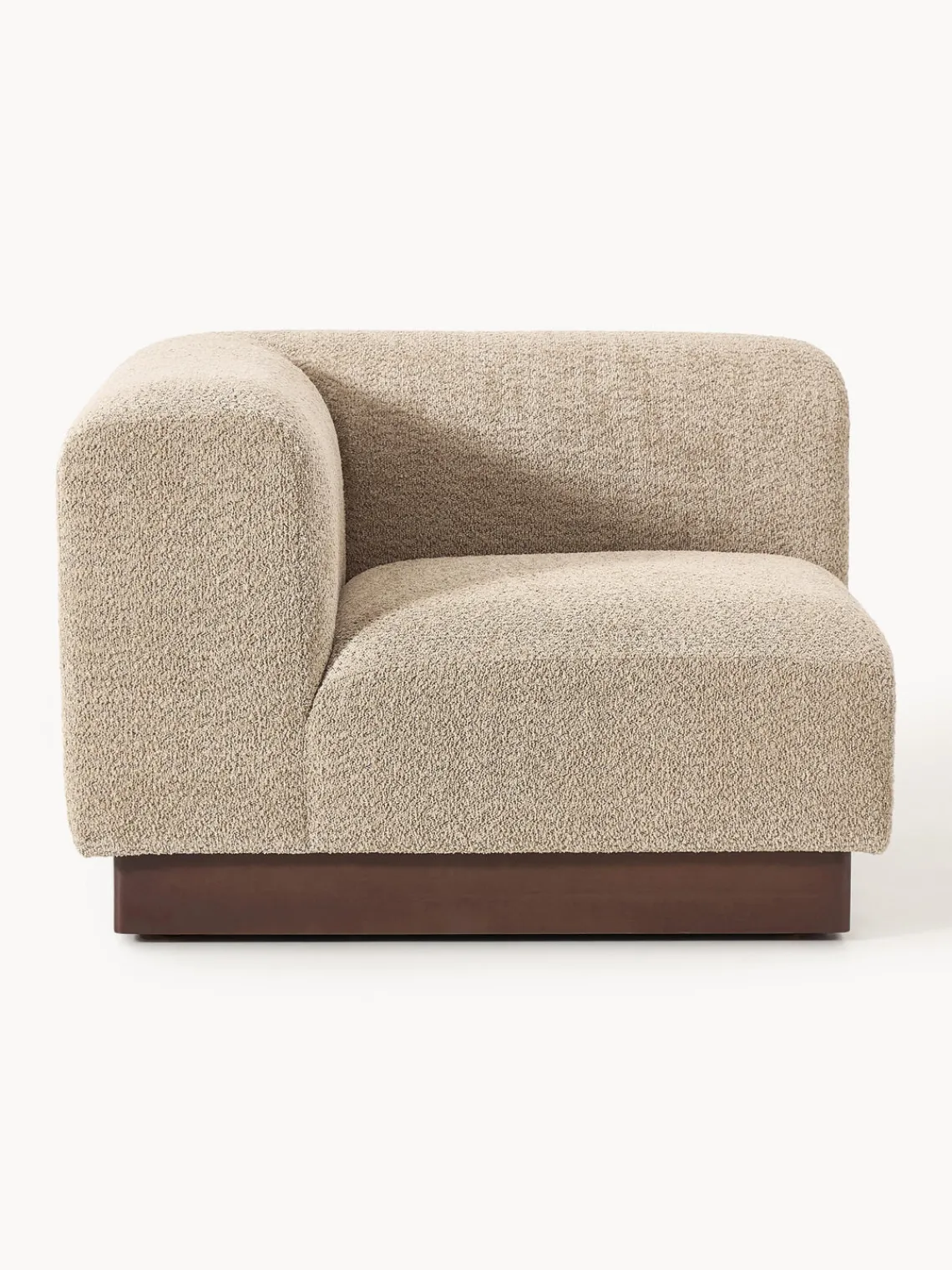 Módulo de esquina sofá de borreguillo bouclé Natalie Sofás