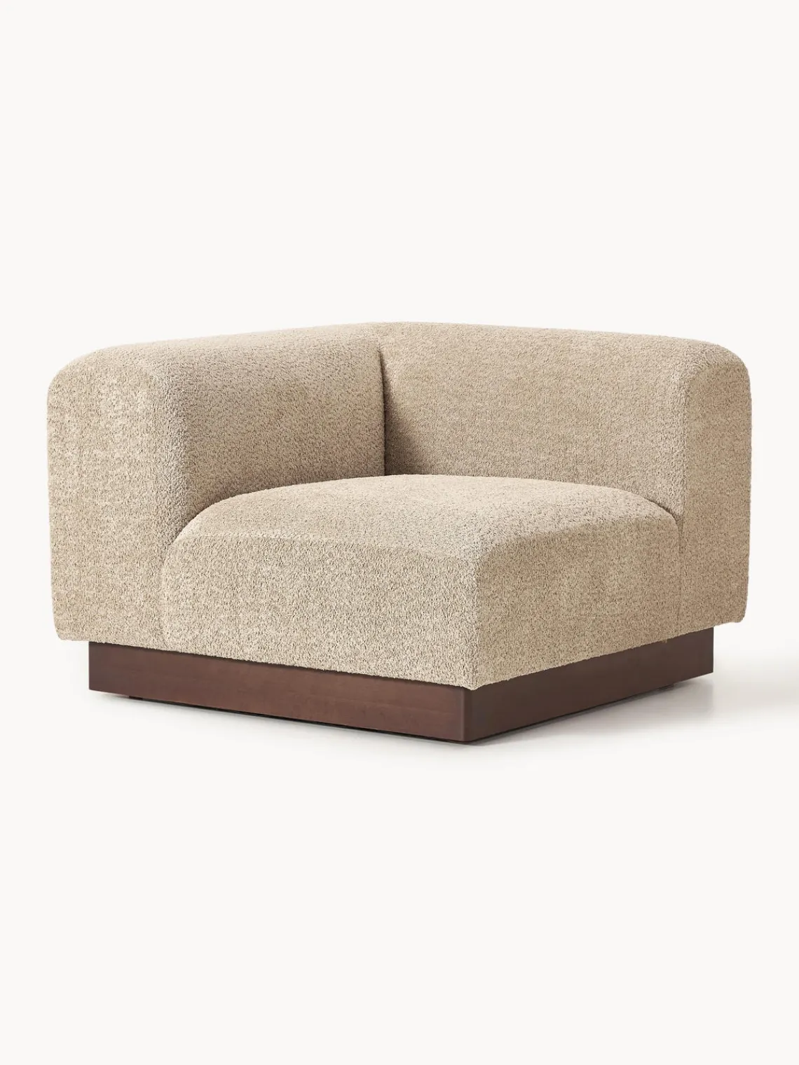 Módulo de esquina sofá de borreguillo bouclé Natalie Sofás