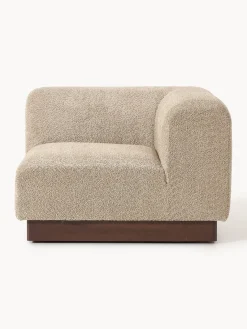 Módulo de esquina sofá de borreguillo bouclé Natalie Sofás