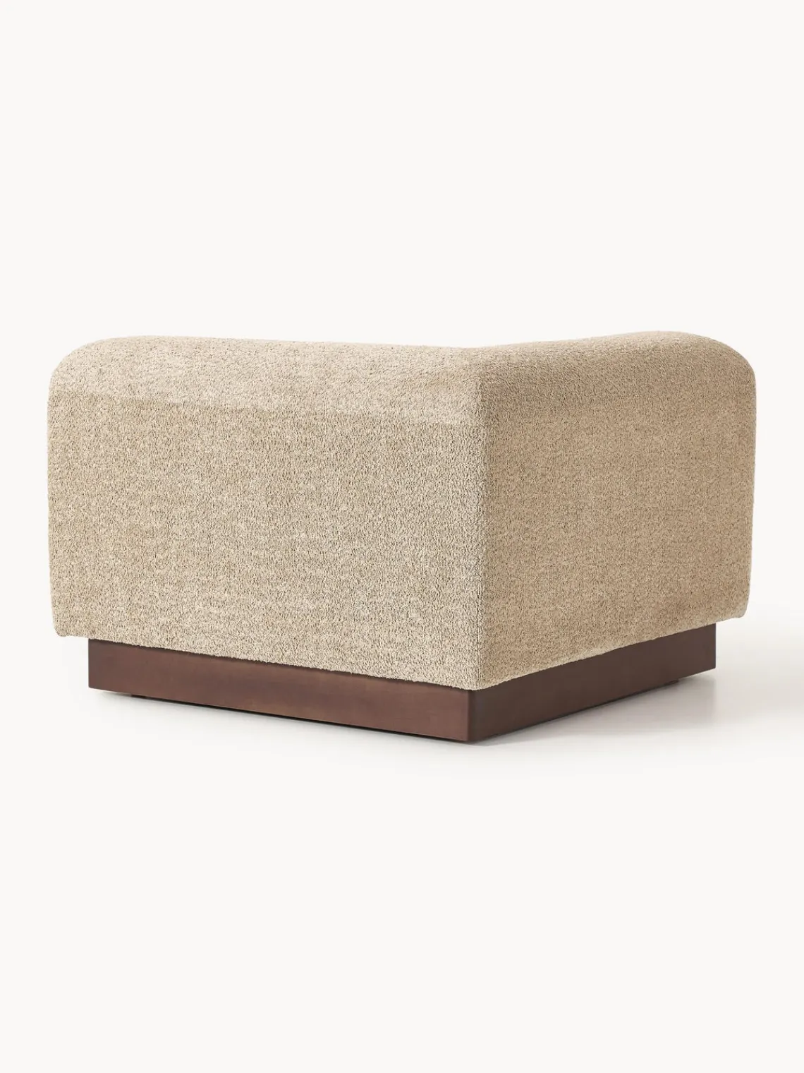 Módulo de esquina sofá de borreguillo bouclé Natalie Sofás