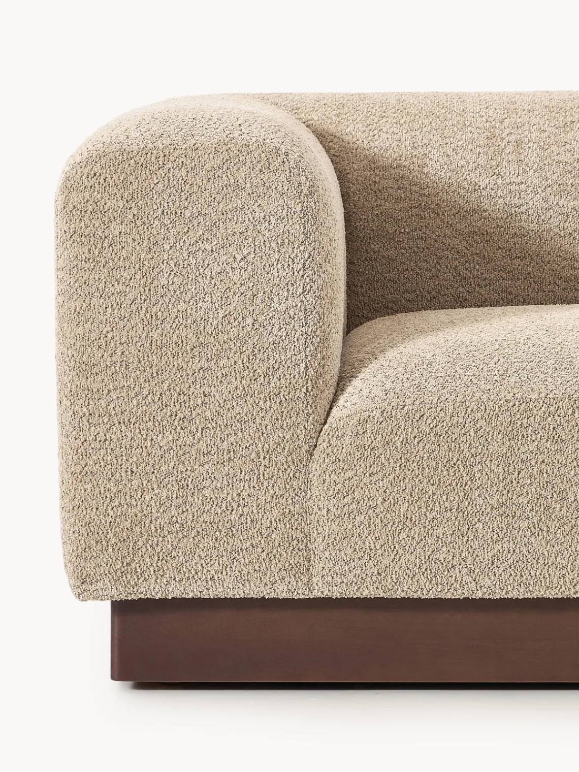 Módulo de esquina sofá de borreguillo bouclé Natalie Sofás