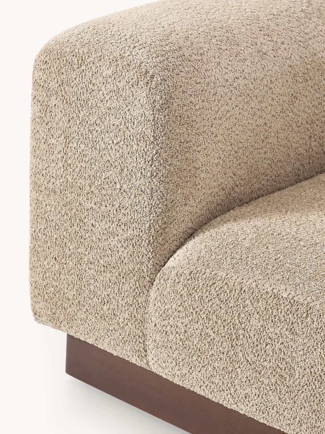 Módulo de esquina sofá de borreguillo bouclé Natalie Sofás