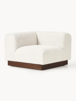 Discount Módulo de esquina sofá de borreguillo bouclé Natalie Sofás