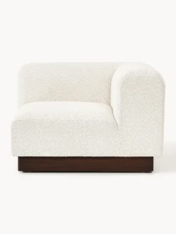 Discount Módulo de esquina sofá de borreguillo bouclé Natalie Sofás