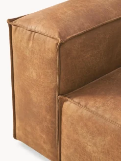 Best Módulo de esquina sofá de cuero reciclado Lennon Sofás