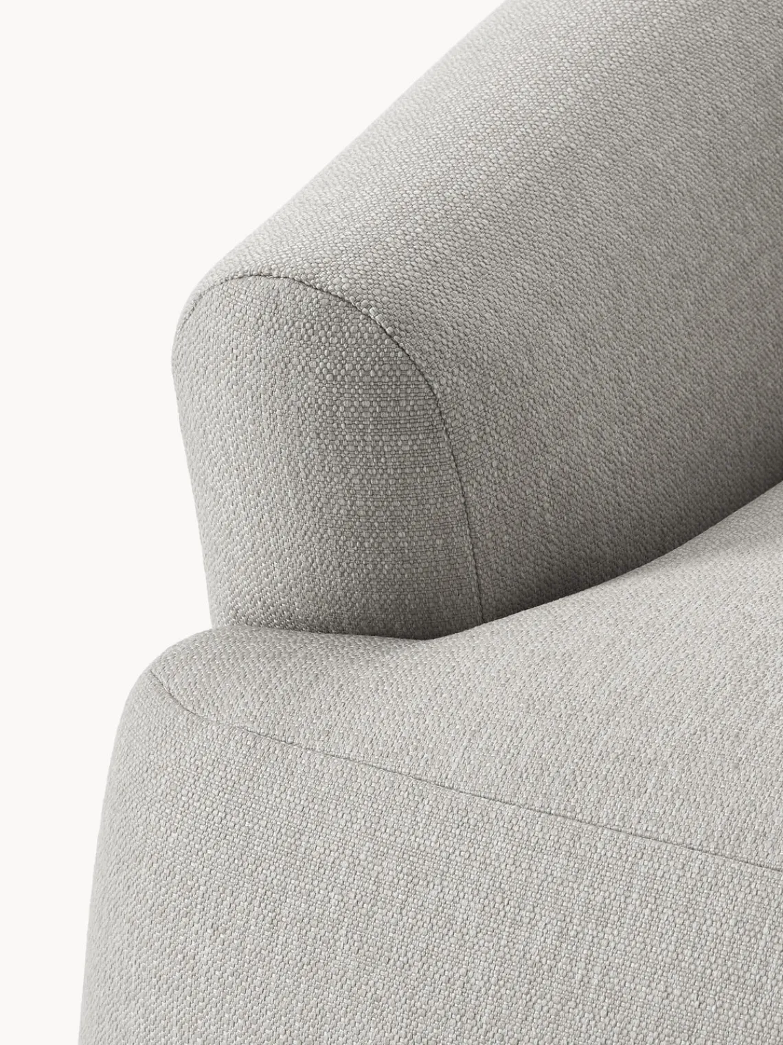 Sofás>Westwing Collection Módulo de esquina Sofia Tejido grueso gris