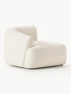 Sofás></noscript>Westwing Collection Módulo de esquina Sofia Tejido grueso blanco crema