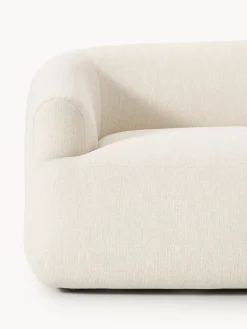 Sofás></noscript>Westwing Collection Módulo de esquina Sofia Tejido grueso blanco crema