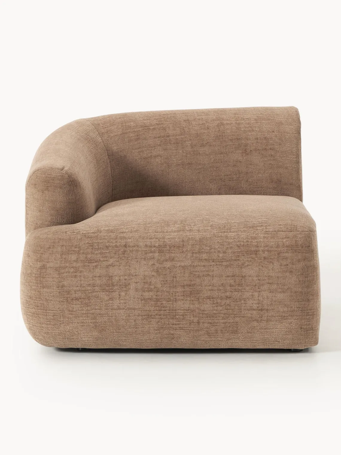 Sofás>Westwing Collection Módulo de esquina Sofia Terciopelo marrón