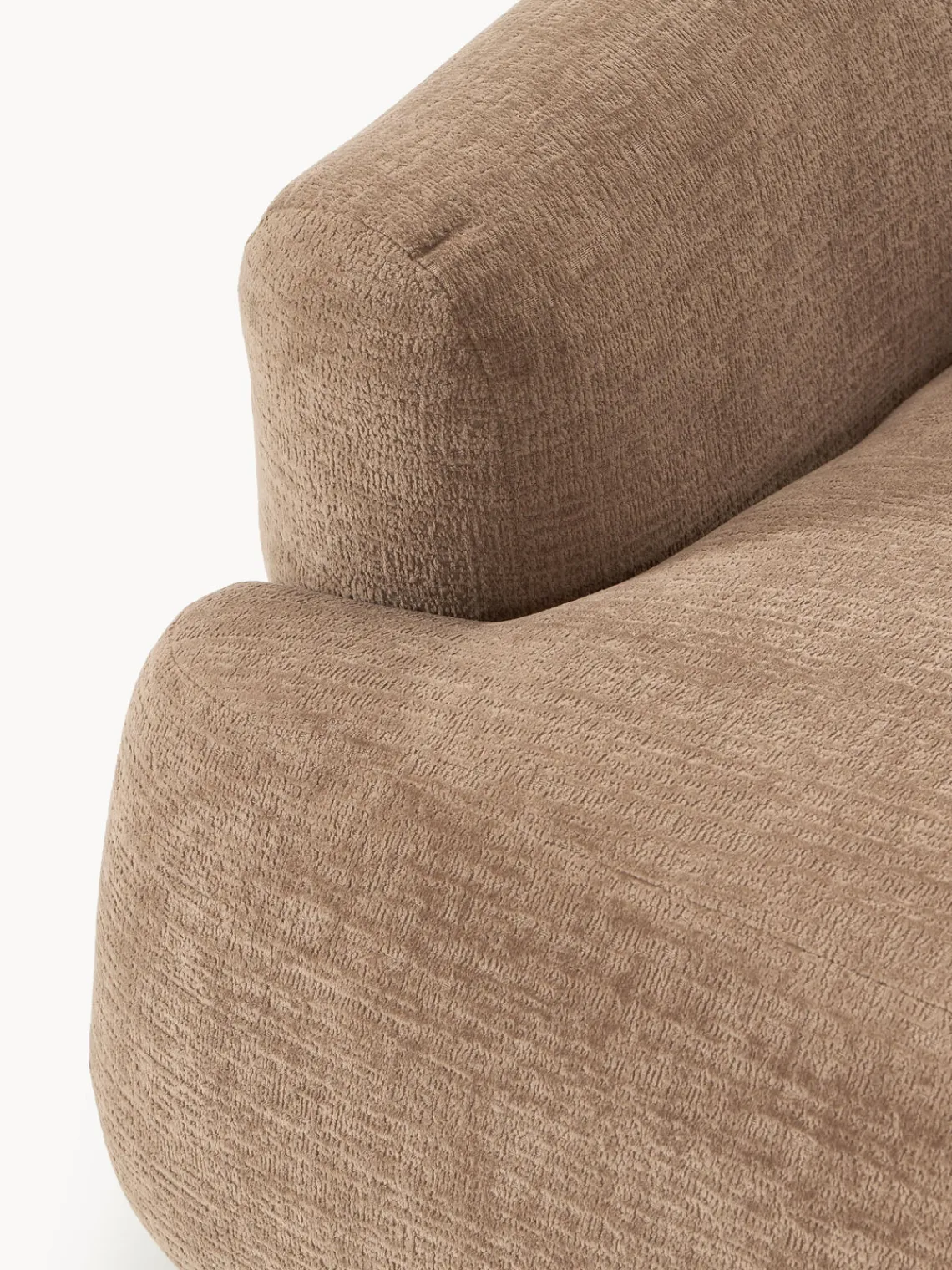 Sofás>Westwing Collection Módulo de esquina Sofia Terciopelo marrón