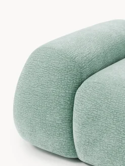 Sofás></noscript>Westwing Collection Módulo de esquina Wolke Tejido verde menta, aterciopelado