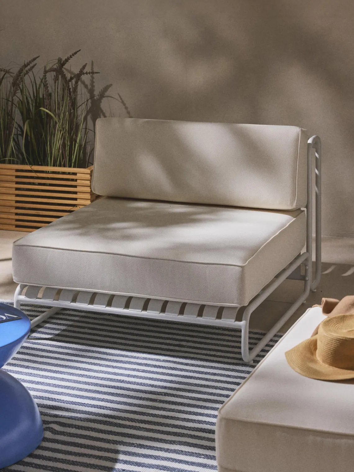 Outlet Módulo intermedio para exterior Caio Sofás De Exterior|Sofás De Exterior