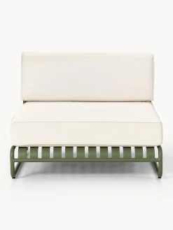 Sofás De Exterior|Sofás De Exterior>Westwing Collection Módulo intermedio para exterior Caio Blanco Off White, verde oliva