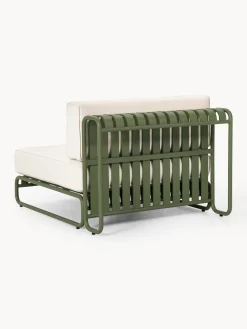 Sofás De Exterior|Sofás De Exterior></noscript>Westwing Collection Módulo intermedio para exterior Caio Blanco Off White, verde oliva