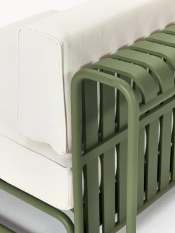 Sofás De Exterior|Sofás De Exterior></noscript>Westwing Collection Módulo intermedio para exterior Caio Blanco Off White, verde oliva