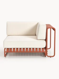Sofás De Exterior|Sofás De Exterior>Westwing Collection Módulo rinconera para exterior Caio Blanco Off White, terracota