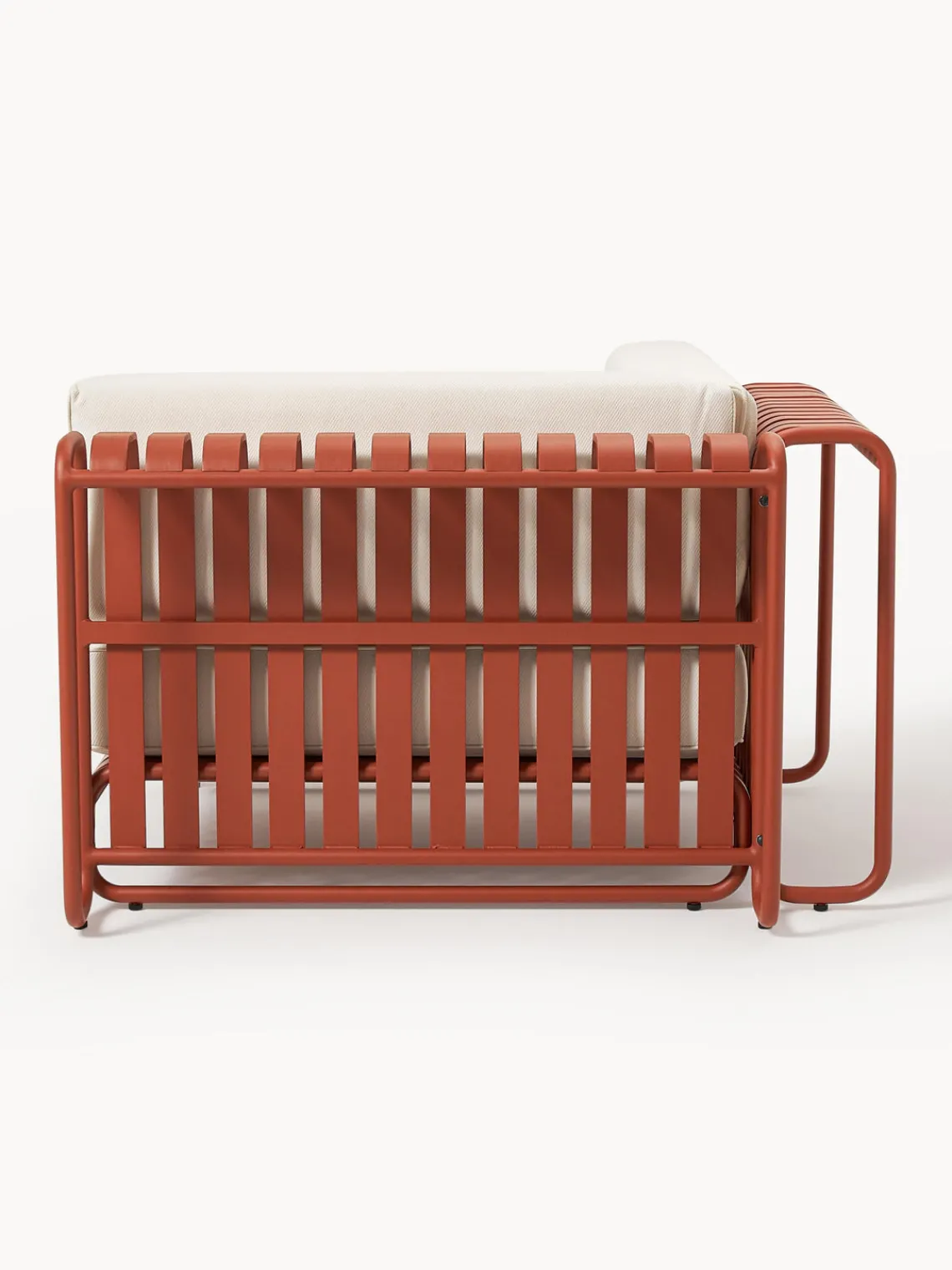 Sofás De Exterior|Sofás De Exterior>Westwing Collection Módulo rinconera para exterior Caio Blanco Off White, terracota