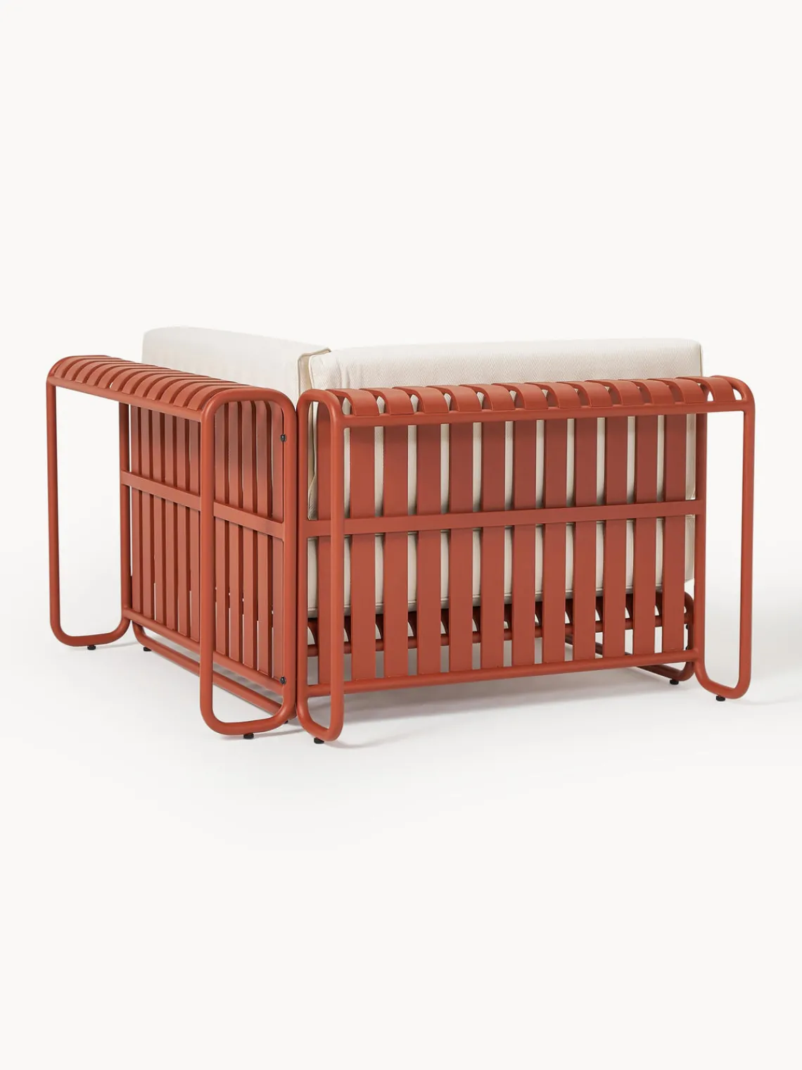 Sofás De Exterior|Sofás De Exterior>Westwing Collection Módulo rinconera para exterior Caio Blanco Off White, terracota