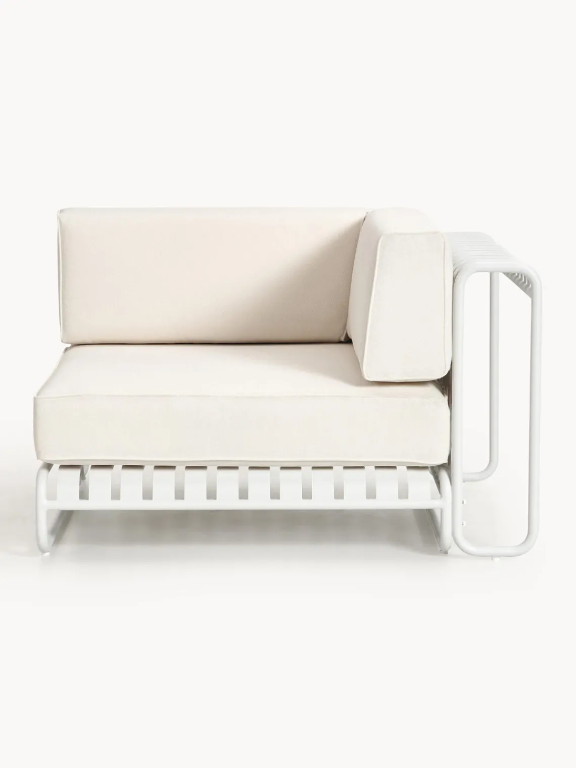 Sofás De Exterior|Sofás De Exterior>Westwing Collection Módulo rinconera para exterior Caio Blanco Off White, blanco