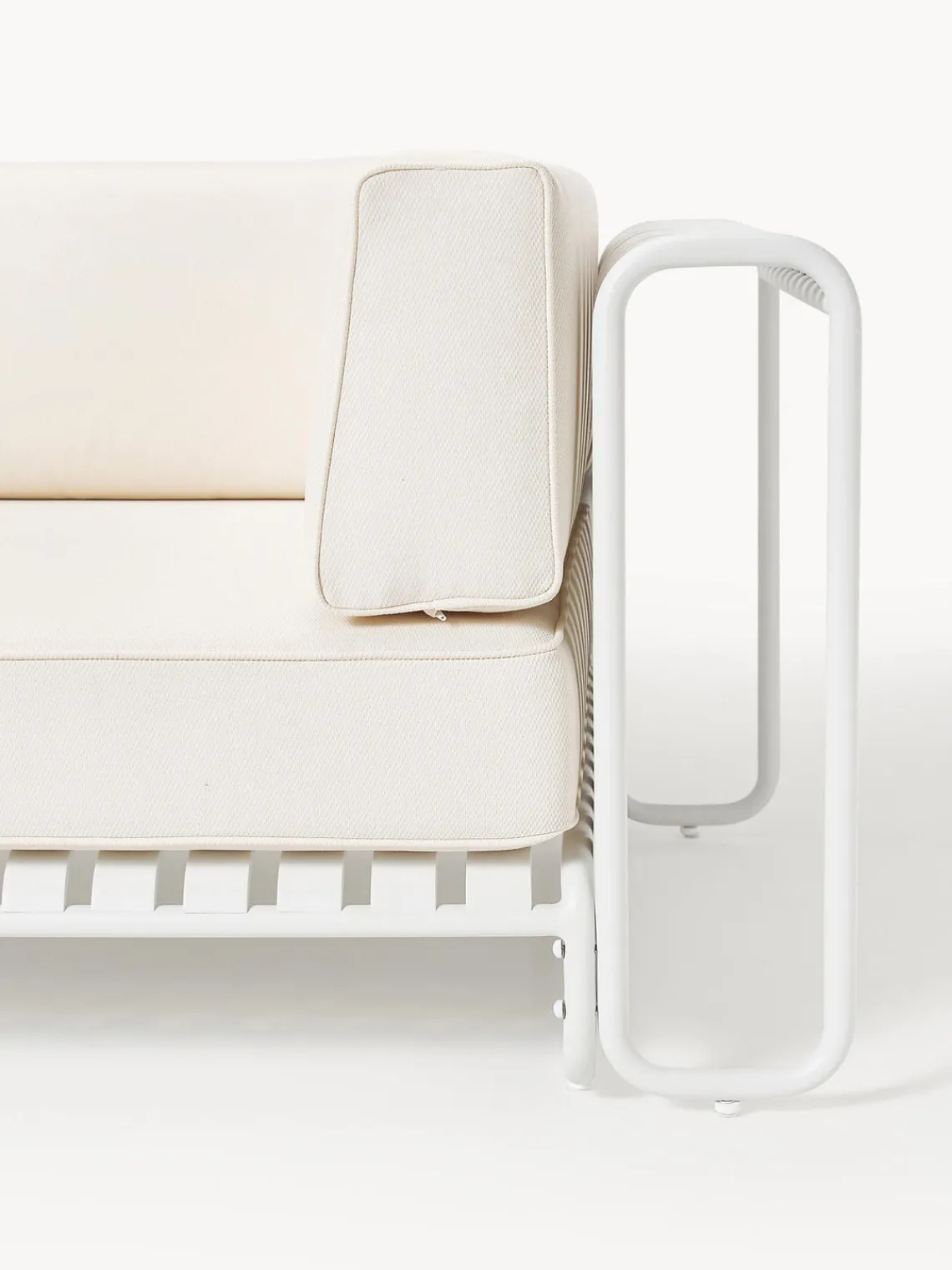 Sofás De Exterior|Sofás De Exterior>Westwing Collection Módulo rinconera para exterior Caio Blanco Off White, blanco