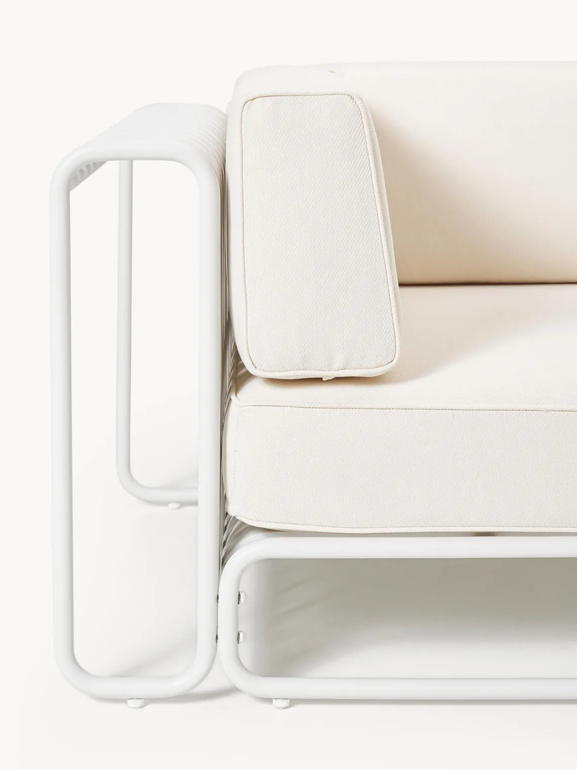 Sofás De Exterior|Sofás De Exterior>Westwing Collection Módulo rinconera para exterior Caio Blanco Off White, blanco