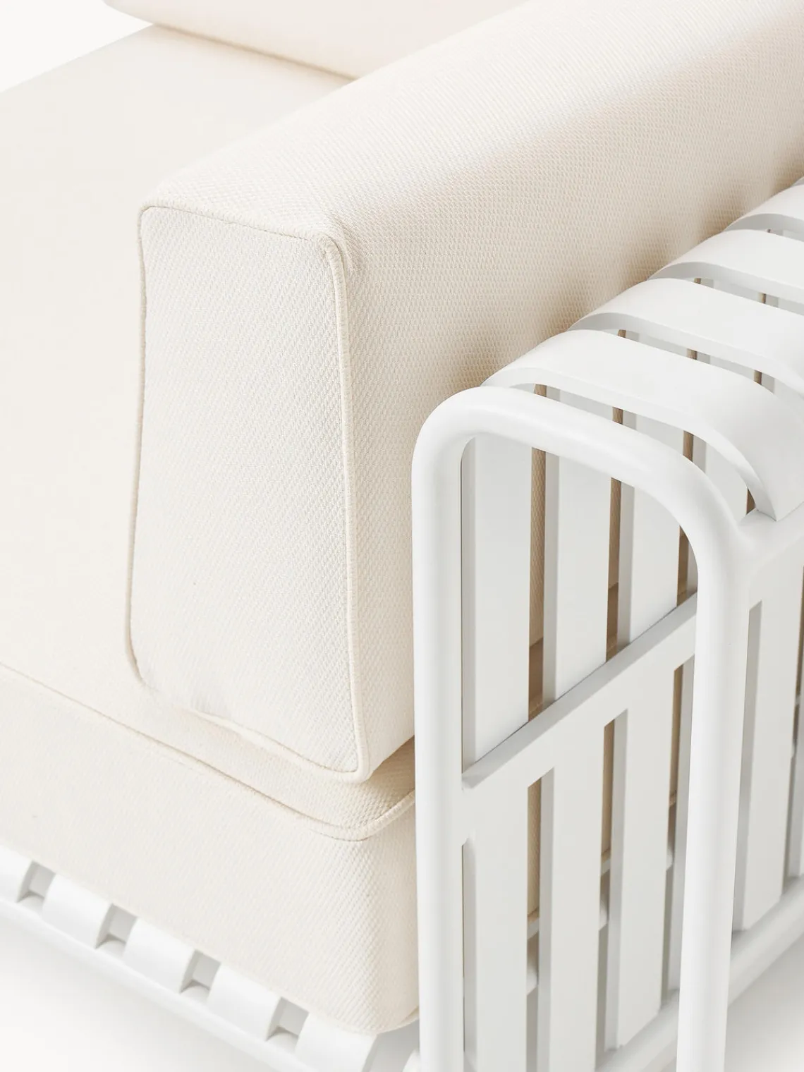 Sofás De Exterior|Sofás De Exterior>Westwing Collection Módulo rinconera para exterior Caio Blanco Off White, blanco