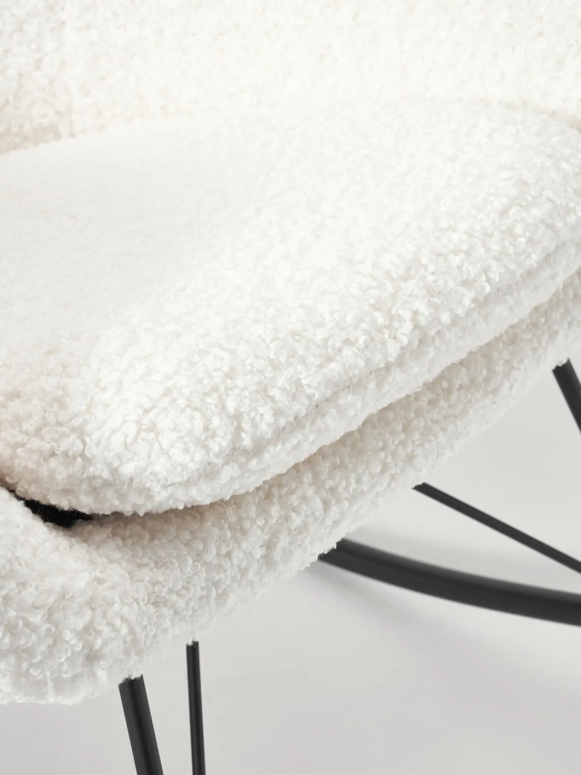 Online Mecedora de borreguillo Wing Mecedoras|Sillones