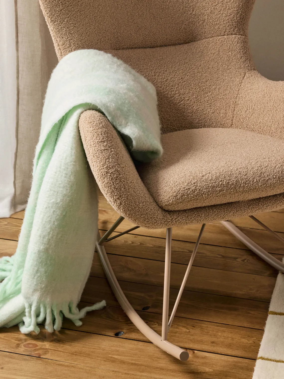 Mecedoras|Sillones>Westwing Collection Mecedora de borreguillo Wing