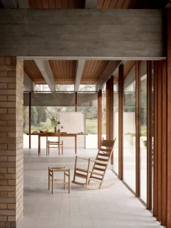 Hot Mecedora de madera de roble CH45 Mecedoras|Sillones