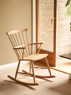 Mecedoras|Sillones>FDB Møbler Mecedora de roble J52G Madera de roble