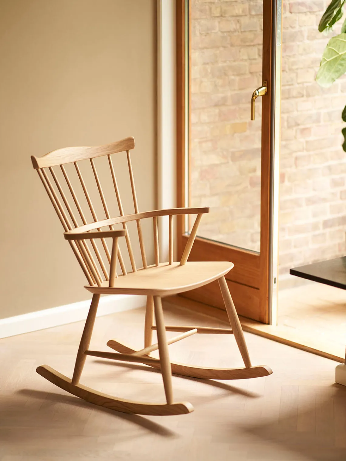 Mecedoras|Sillones>FDB Møbler Mecedora de roble J52G Madera de roble