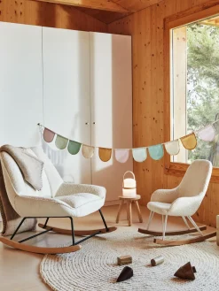 Discount Mecedora infantil en tejido bouclé Joey Niños Decoración Infantil|Mesas Y Sillas Infantiles