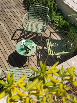 Mesas Auxiliares De Jardín|Mesas Auxiliares De Jardí­N>Nardi Mesa auxiliar de jardín apilable Doga Verde salvia