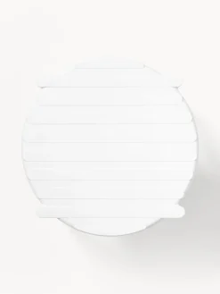 Mesas Auxiliares De Jardín|Mesas Auxiliares De Jardí­N></noscript>Nardi Mesa auxiliar de jardín apilable Doga Blanco