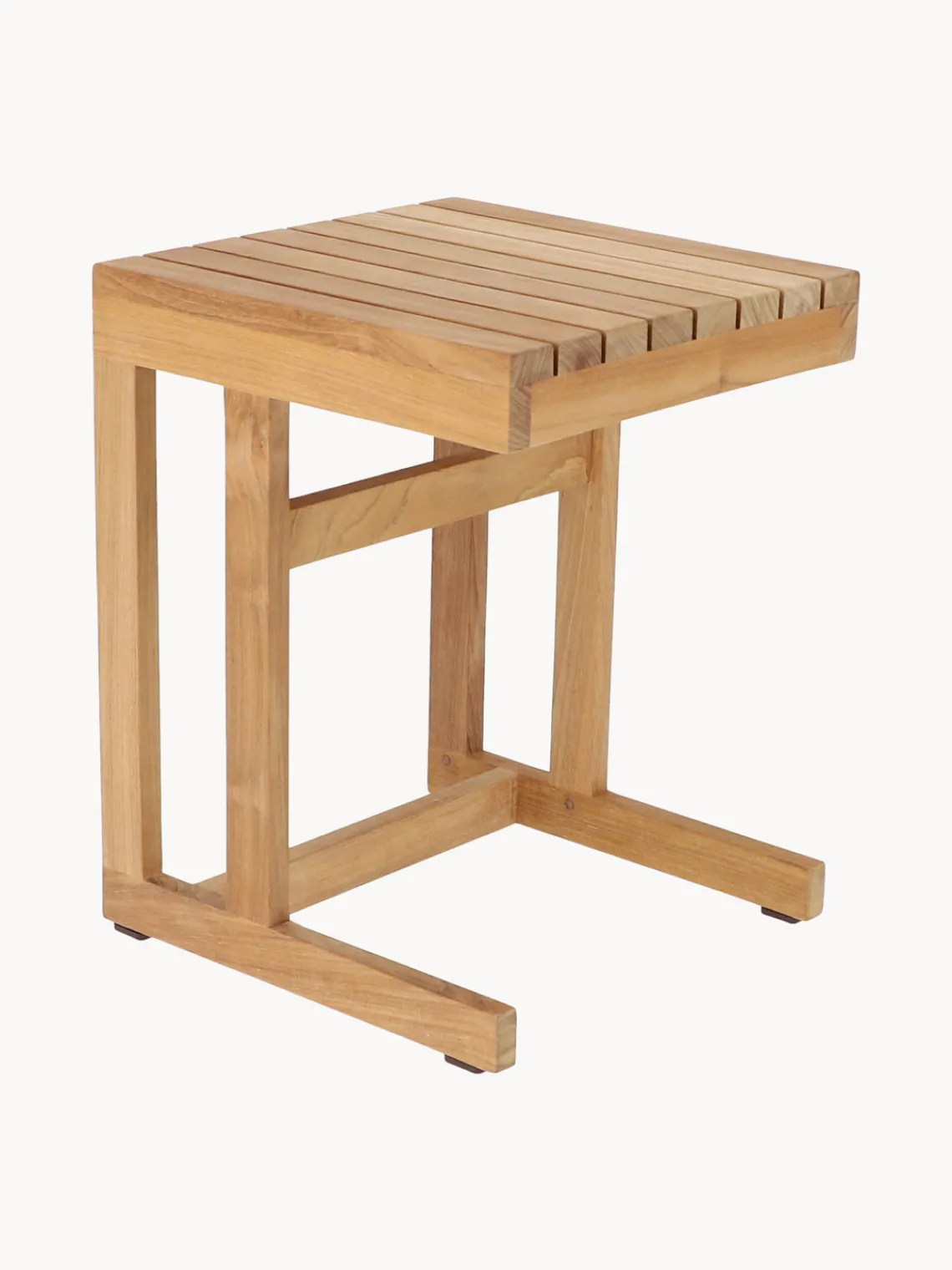 Best Mesa auxiliar de jardín de madera de teca Cero, 45 cm Mesas Auxiliares De Jardín|Mesas Auxiliares De JardíN