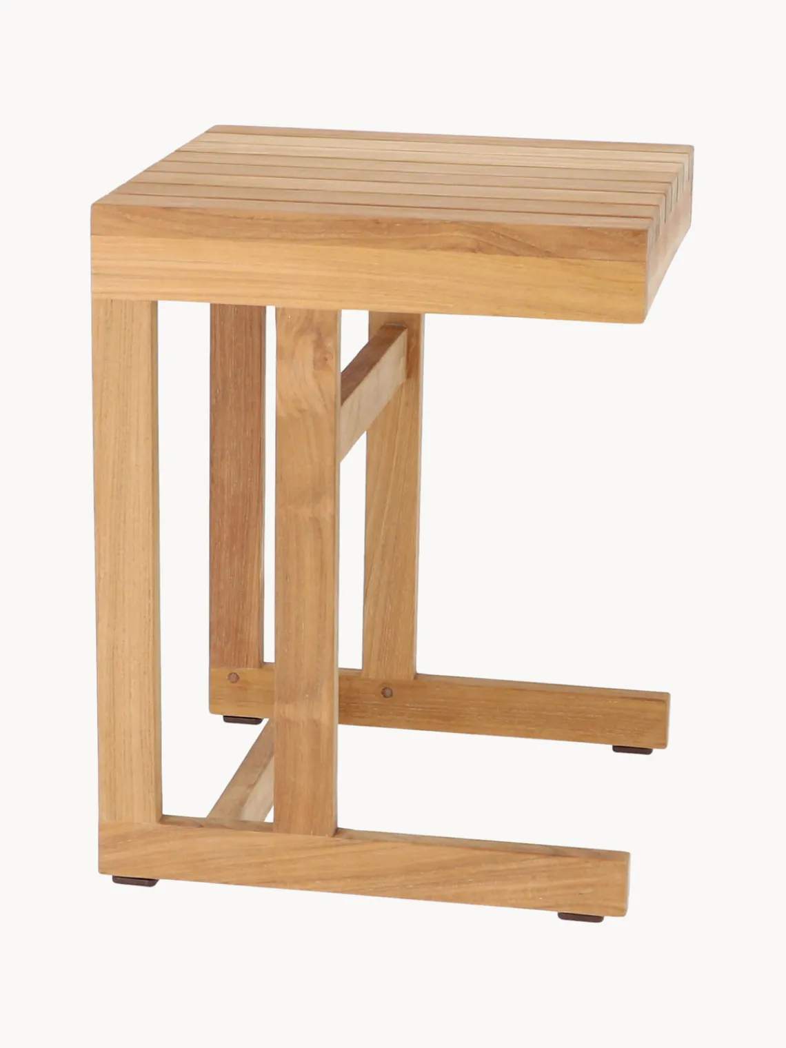 Best Mesa auxiliar de jardín de madera de teca Cero, 45 cm Mesas Auxiliares De Jardín|Mesas Auxiliares De JardíN