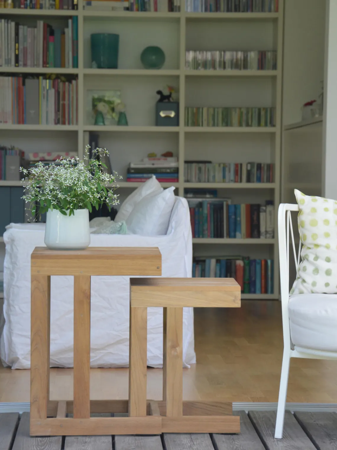 Best Mesa auxiliar de jardín de madera de teca Cero, 45 cm Mesas Auxiliares De Jardín|Mesas Auxiliares De JardíN