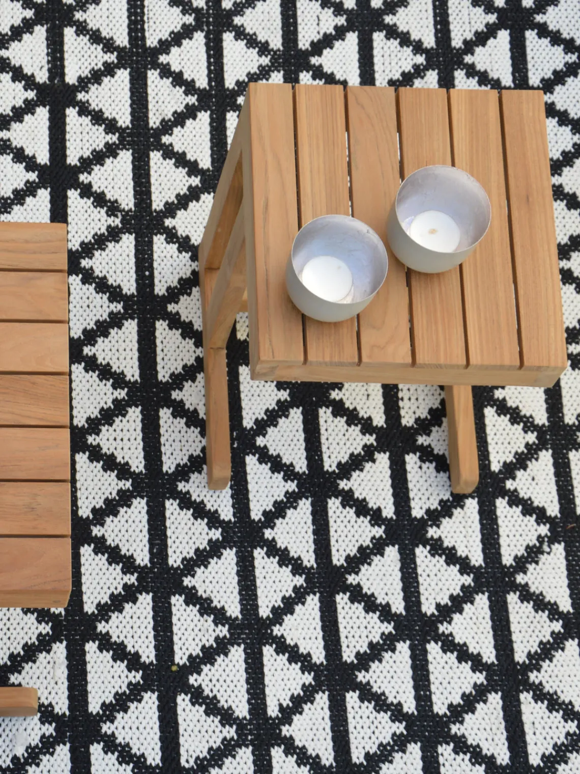 Best Mesa auxiliar de jardín de madera de teca Cero, 45 cm Mesas Auxiliares De Jardín|Mesas Auxiliares De JardíN