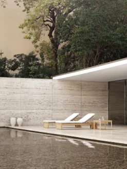 Mesas Auxiliares De Jardín|Mesas Auxiliares De Jardí­N>Carl Hansen & Søn Mesa auxiliar de jardín plegable de madera de teca BK16