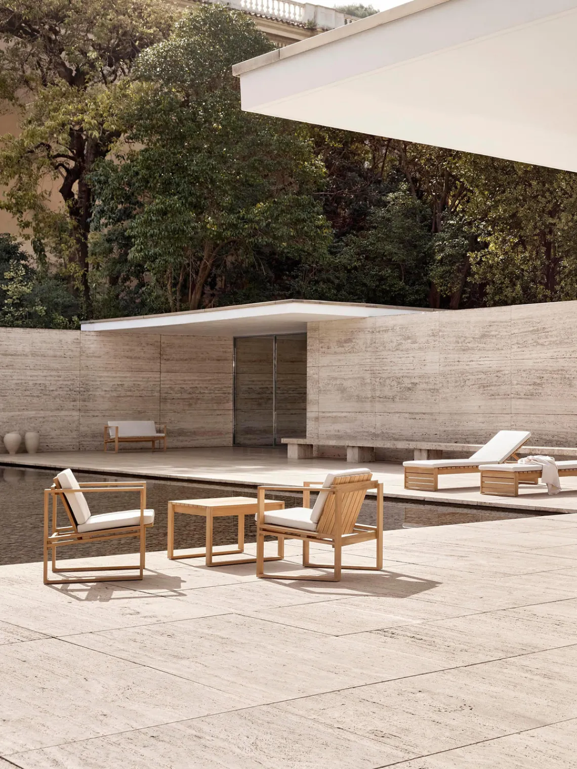 Mesas Auxiliares De Jardín|Mesas Auxiliares De JardíN>Carl Hansen & Søn Mesa auxiliar de jardín plegable de madera de teca BK16